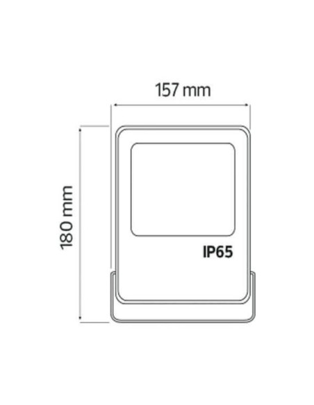 LED-Projektor LEOPAR-20 20W Schwarz 6400K IP65