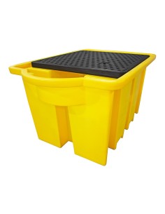 IBC-Auffangpalette inkl. Abfüllbereich & Gitterrost 1125L Wanne 2