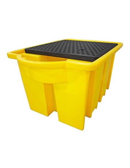 IBC-Auffangpalette inkl. Abfüllbereich & Gitterrost 1125L Wanne