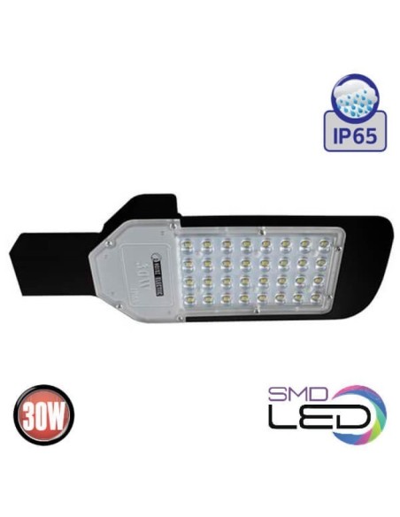 LED-Straßenlaterne ORLANDO-30 30W 6400K Schwarz