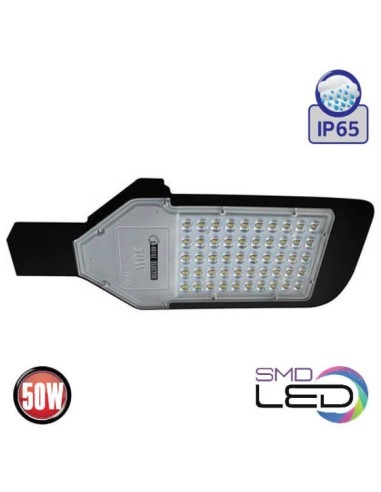 LED-Straßenlaterne ORLANDO-50 50W 6400K Schwarz