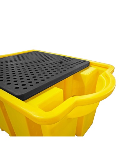 IBC-Auffangpalette inkl. Abfüllbereich & Gitterrost 1125L Wanne