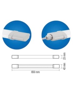 Wasserdichte Led-lampe RIVER/X-18 18W 6400K 2