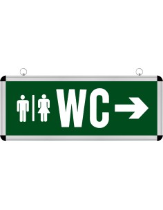 Led WC-Leuchte ROBSON 3W WC Rechts-Links