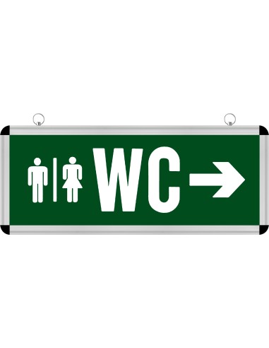 Led WC-Leuchte ROBSON 3W WC Rechts-Links