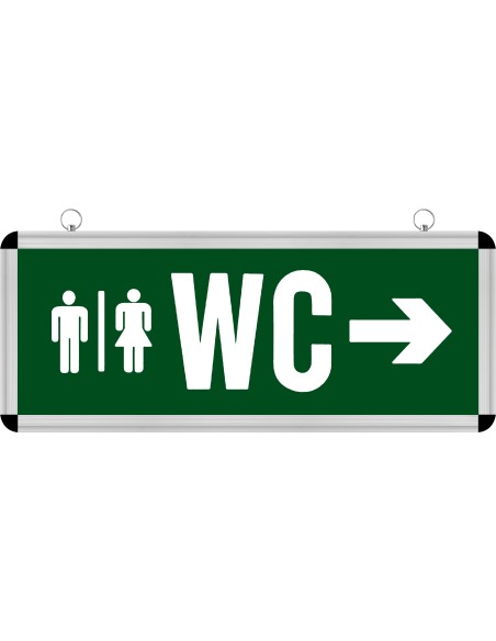 Led WC-Leuchte ROBSON 3W WC Rechts-Links