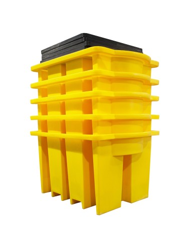 IBC-Auffangpalette inkl. Abfüllbereich & Gitterrost 1125L Wanne