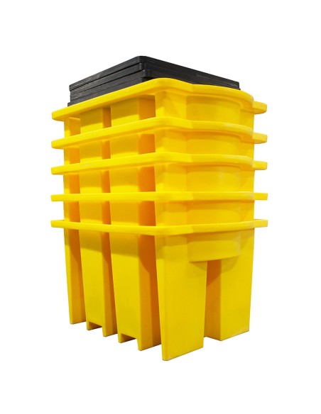 IBC-Auffangpalette inkl. Abfüllbereich & Gitterrost 1125L Wanne