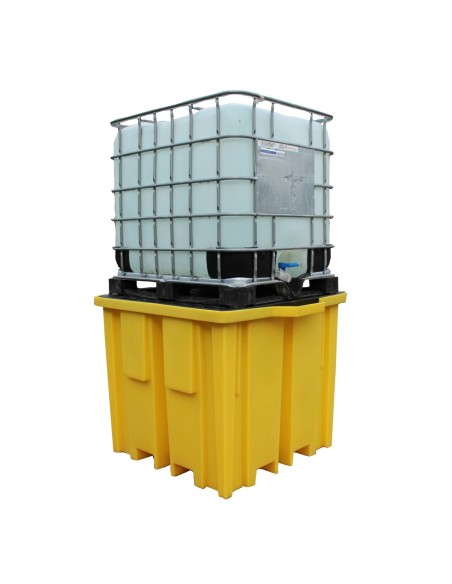 IBC-Auffangpalette Gitterrost 1150L Wanne für Vierwegestapler