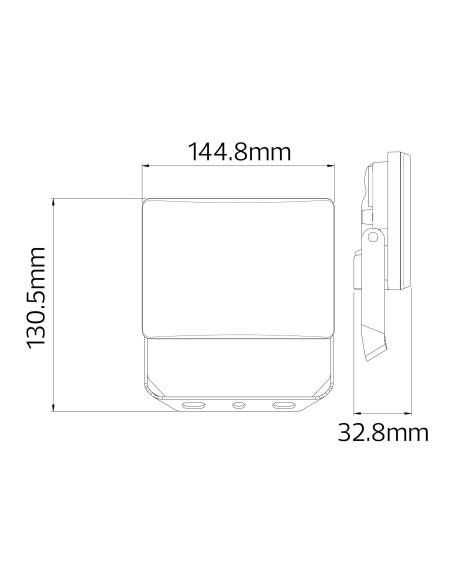 LED Flutlicht-Aussenstrahler PEGASUS-30 30W 6400K Schwarz IP65