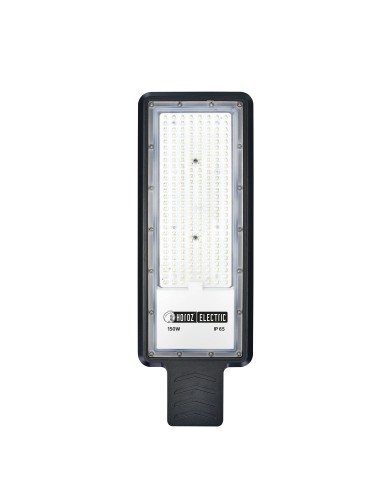 LED Solar Straßenlaterne VEGAS-150 150W 6400K Schwarz IP65