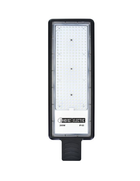 LED Solar Straßenlaterne VEGAS-200 200W 6400K Schwarz IP65