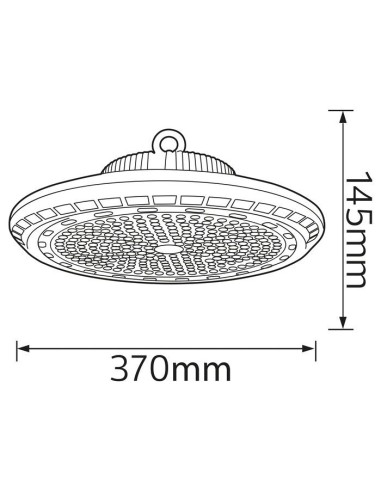 LED Ufo Hallenstrahler ARTEMIS-300 300W 6400K IP65