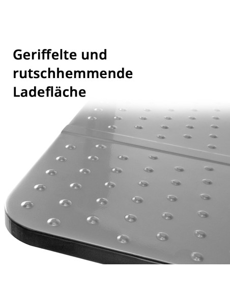 Universal-Plattformwagen klappbar mit 150 kg Tragkraft, rutschhemmender Ladefläche