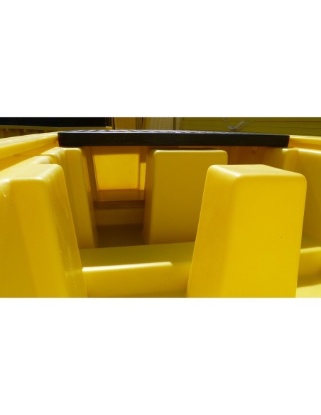 Doppel-IBC-Auffangpalette inkl. Gitterrost 1140L Wanne