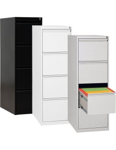 Wolfstahl Hängeregistraturschrank einlbahnig 3 Schubladen 40 x 62 x 101 cm