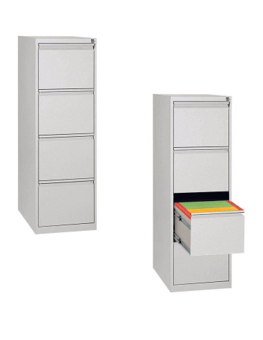 Wolfstahl Hängeregistraturschrank einlbahnig 3 Schubladen 40 x 62 x 101 cm