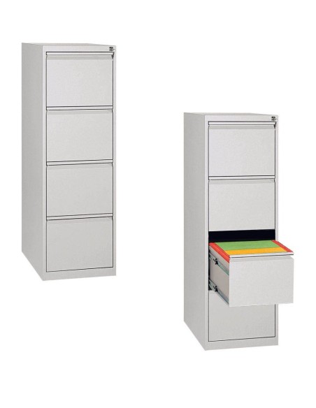 Wolfstahl Hängeregistraturschrank einlbahnig 3 Schubladen 40 x 62 x 101 cm