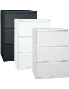 Wolfstahl Hängeregistraturschrank doppelbahnig 3 Schubladen 76 x 62 x 101 cm