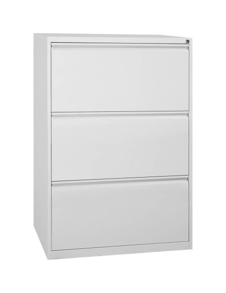 Wolfstahl Hängeregistraturschrank doppelbahnig 3 Schubladen 76 x 62 x 101 cm