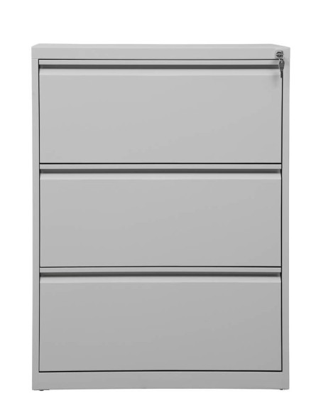 Wolfstahl Hängeregistraturschrank doppelbahnig 3 Schubladen 76 x 62 x 101 cm