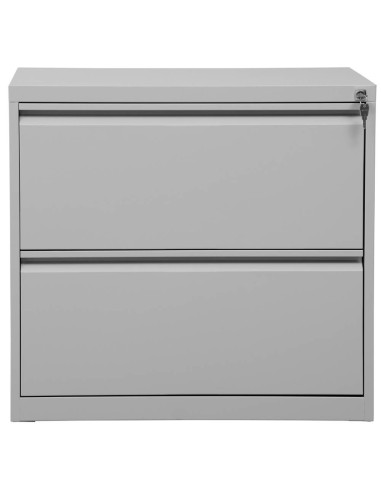 Wolfstahl Hängeregistraturschrank doppelbahnig 2 Schubladen 70 x 62 x 70 cm