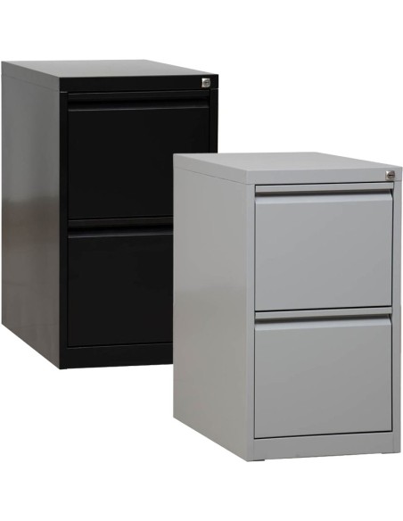 Wolfstahl Hängeregistraturschrank einbahnig 2 Schubladen 40 x 62 x 70 cm