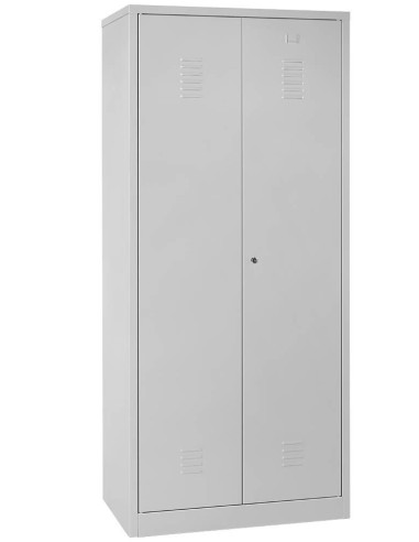 Wolfstahl Putzmittelschrank Stahl abschliessbar 80 x 50 x 180 cm