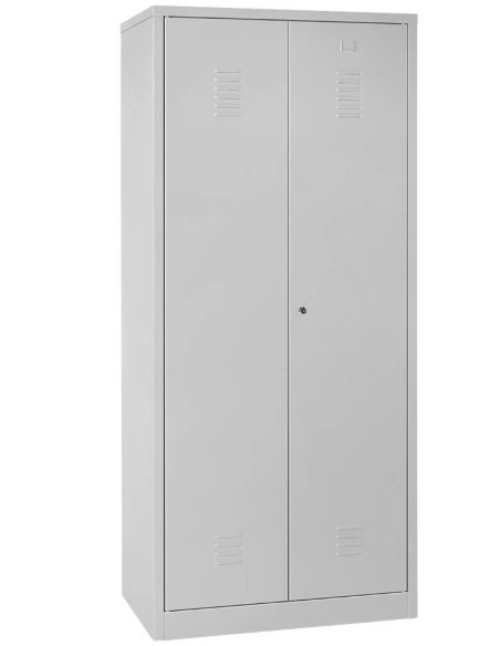 Wolfstahl Putzmittelschrank Stahl abschliessbar 80 x 50 x 180 cm