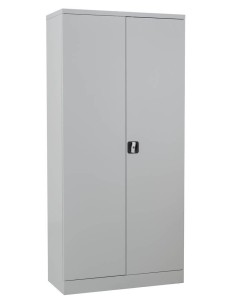 Wolfstahl Putzmittelschrank Stahl abschliessbar 92 x 42 x 195 cm 2