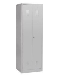 Wolfstahl Putzmittelschrank Stahl abschliessbar 60 x 50 x 180 cm 2