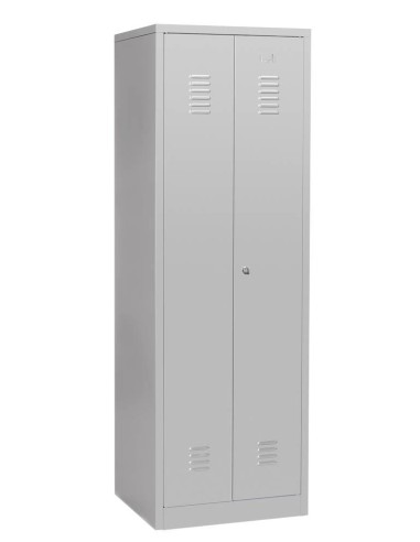 Wolfstahl Putzmittelschrank Stahl abschliessbar 60 x 50 x 180 cm