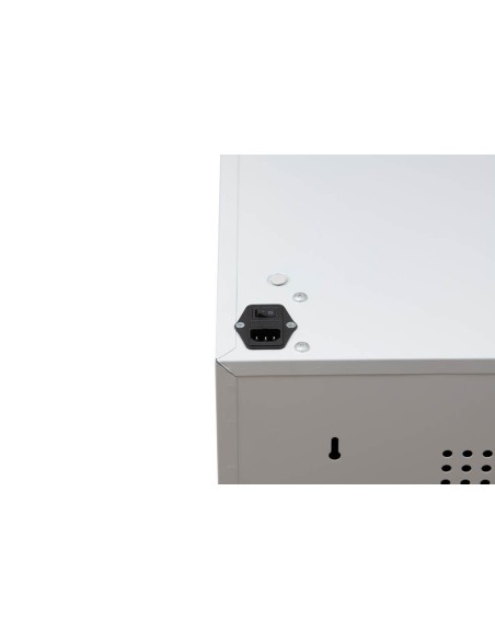 Wolfstahl Schliessfachschrank Laptopschrank Stahl 10 Schliessfächer Zylinderschloss 50 x 50 x 180 cm