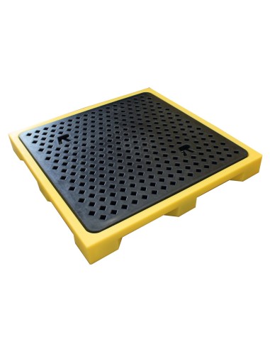 Flachprofil-Auffangboden für 4 Fässer 75L