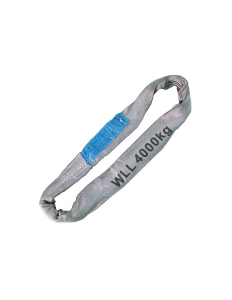 Rundschlingen Einfachmantel – 4000kg Tragkraft – grau – 1 bis 6 meter