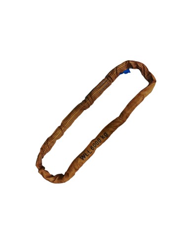 Rundschlingen Einfachmantel – 6000kg Tragkraft – braun – 1 bis 6 meter