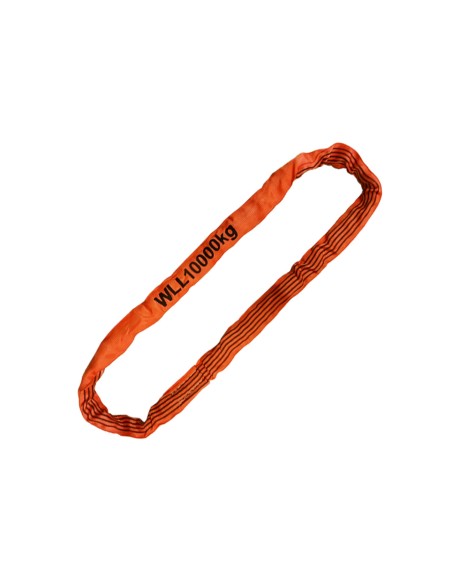 Rundschlingen Einfachmantel – 10'000kg Tragkraft – orange – 1 bis 6 meter
