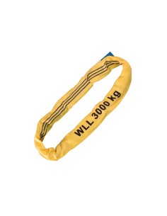 Rundschlingen Doppelmantel – 3000kg Tragkraft – gelb – 1 bis 6 meter