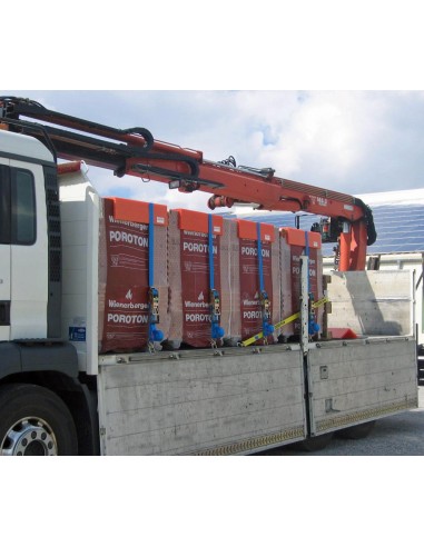 10x stk. Kantenschutzschiene – 190 x 190 mm – 80 und 100cm lang – Für Baustofftransport – Robuster Kunststoff