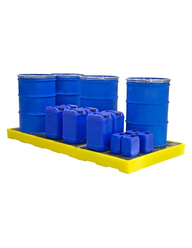 Flachprofil-Auffangboden für 6 Fässer 340L