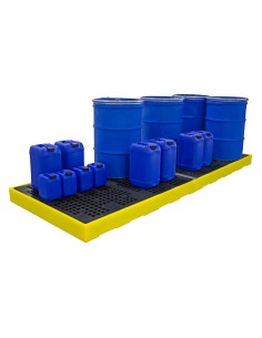 Flachprofil-Auffangboden für 8 Fässer 600L