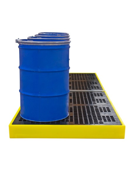 Flachprofil-Auffangboden für 8 Fässer 600L