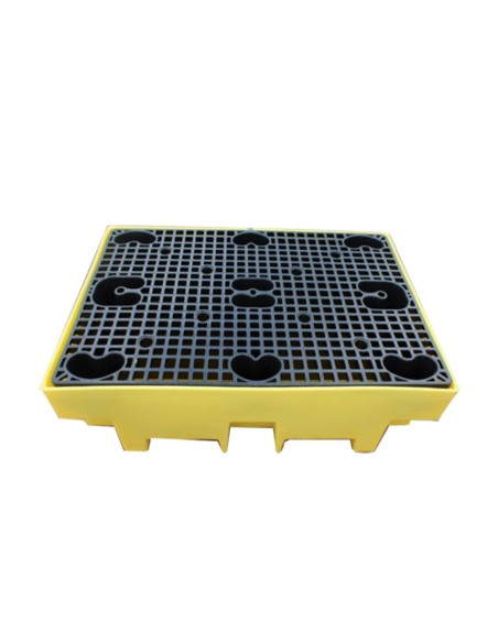 Auffangpalette für 2 Fässer 240L