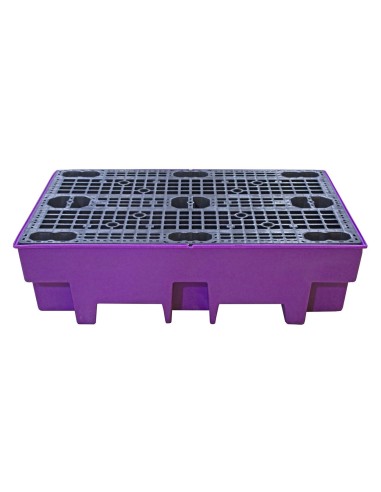 Auffangpalette für 2 Fässer 240L