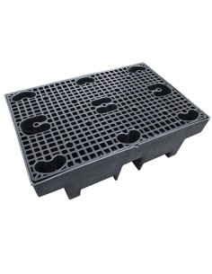 Recycling-Auffangpalette für 2 Fässer 240L 2