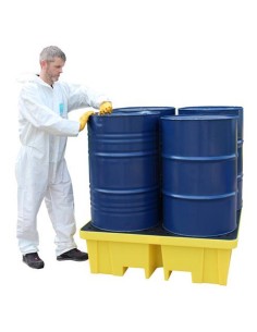 Auffangpalette für 4 Fässer 250L