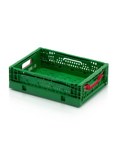 Faltbarer Behälter perforiert Grün