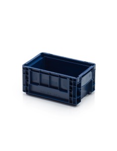 KLT-Behälter Dunkelblau handgriffe geschlossen 2