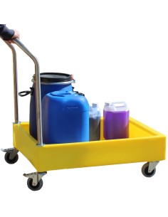 Kleinbehälterwagen mit 100L Auffangwanne 2