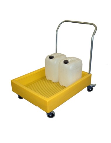 Kleinbehälterwagen mit 100L Auffangwanne